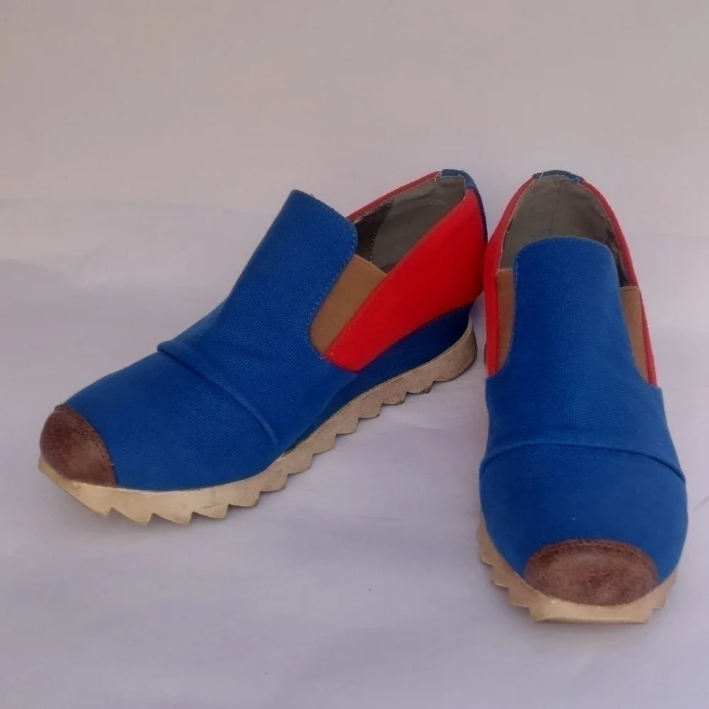 2 Lips Too Colorblock design shoes size 8.5